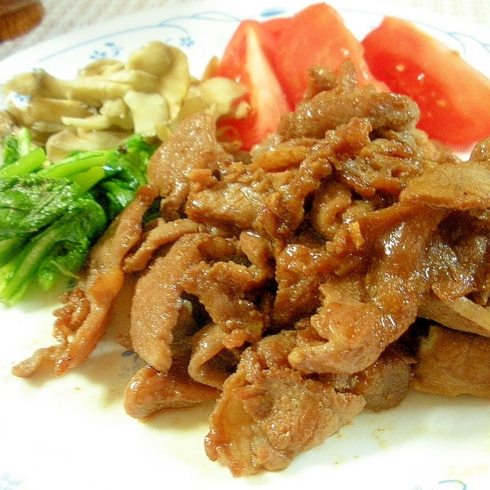 カンタンすぎ？でも美味い☆ラム肉の生姜焼き☆